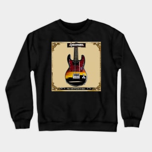 Vintage 80s Rock and Roll Guitar Album Cover Crewneck Sweatshirt